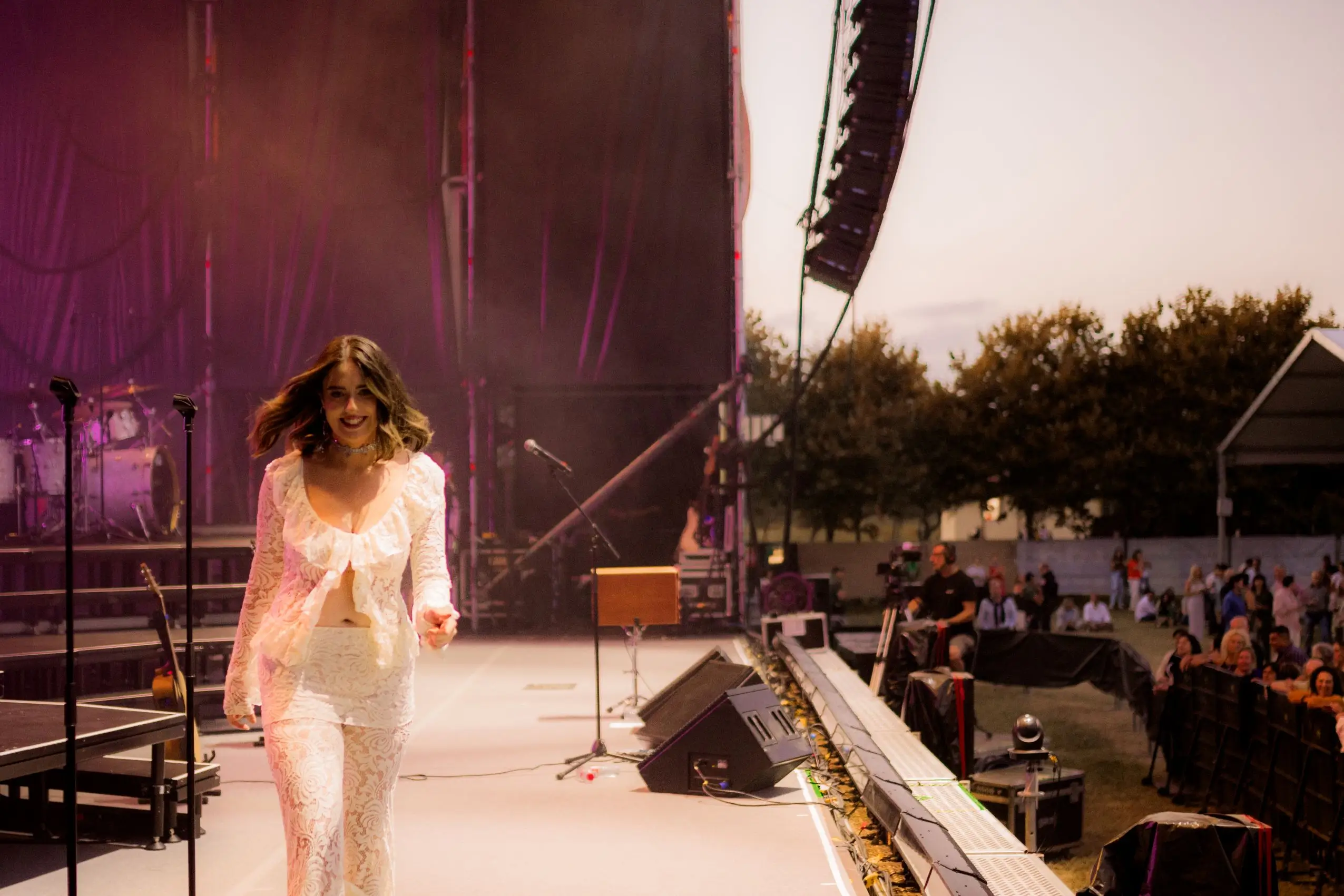 Cobertura de un desfile de moda
